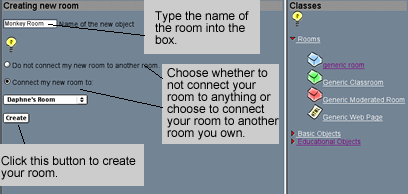 Create room