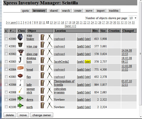 screenshot of Inventory Manager